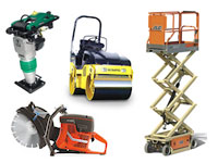 Equipment rentals in Pomona California, San Dimas CA, West Covina, Ontario, Chino, Diamond Bar, and the Walnut, San Gabriel, & Pomona Valleys