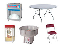Party rentals in Pomona California, San Dimas CA, West Covina, Ontario, Chino, Diamond Bar, and the Walnut, San Gabriel, & Pomona Valleys